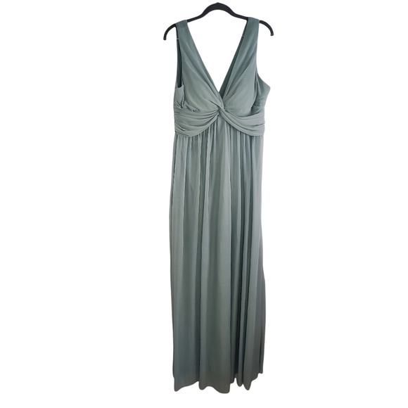 NWT Birdy Grey Sage Lianna Bridesmaid's Maxi Dress Sz. 2XL - Picture 5 of 15